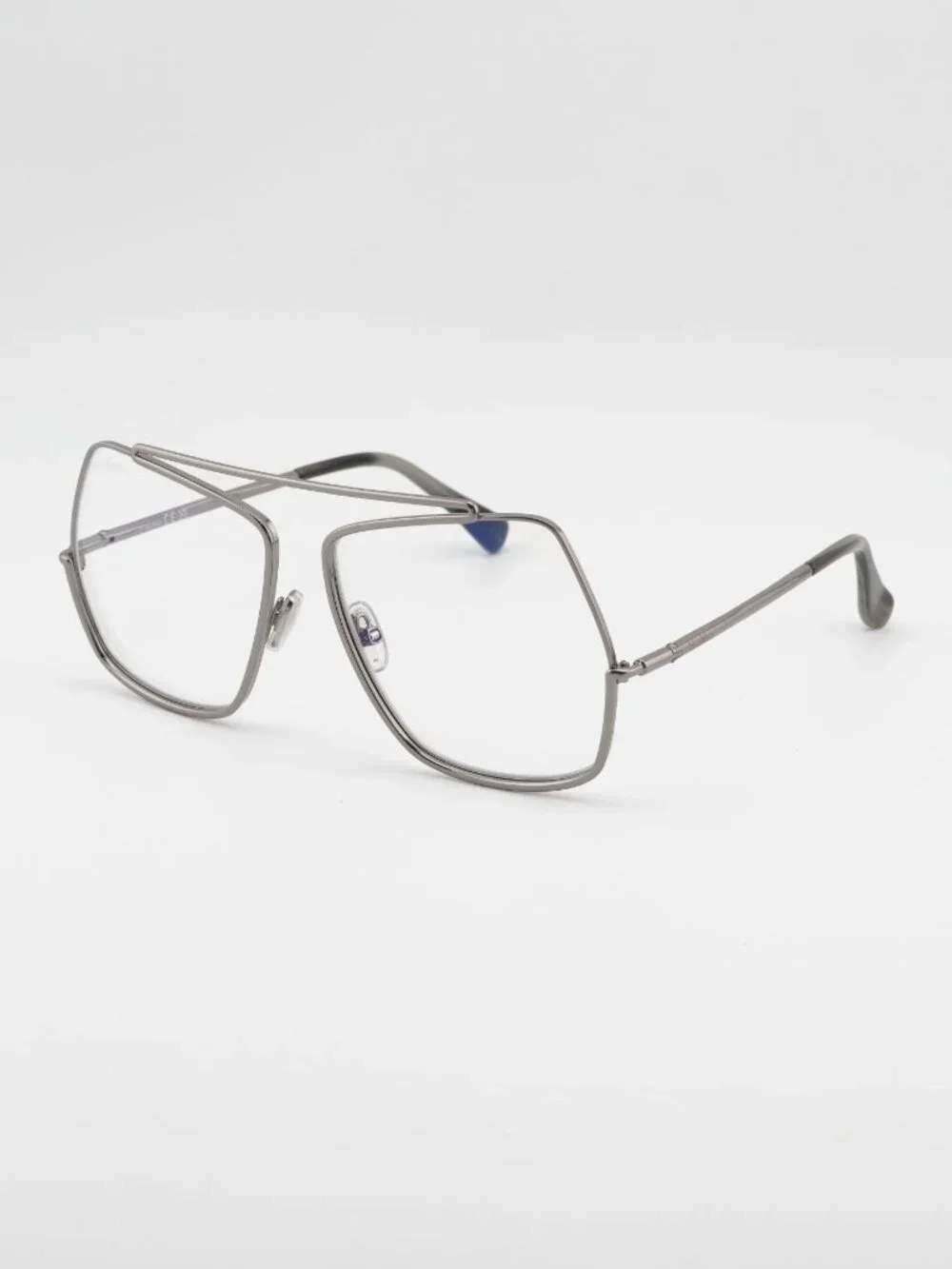 Max Mara MM5118-B 014 Eyeglasses Silver 58mm Butterfly Frame